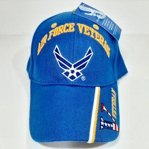 US Air Force Veteran Hat Patriotic Ball Cap Vet US